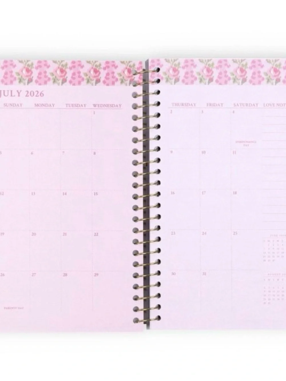 LoveShackFancy x Target Floral 2026-2027 Weekly & Monthly planner 5x8